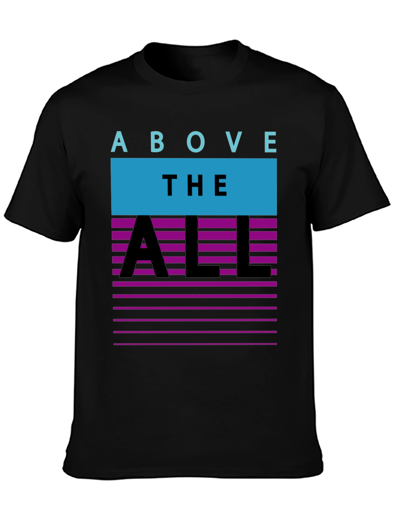 Above The All Retro T-Shirt - Black