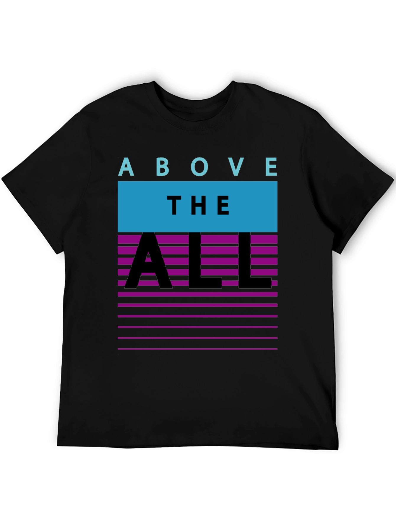 Above The All Retro T-Shirt - Black