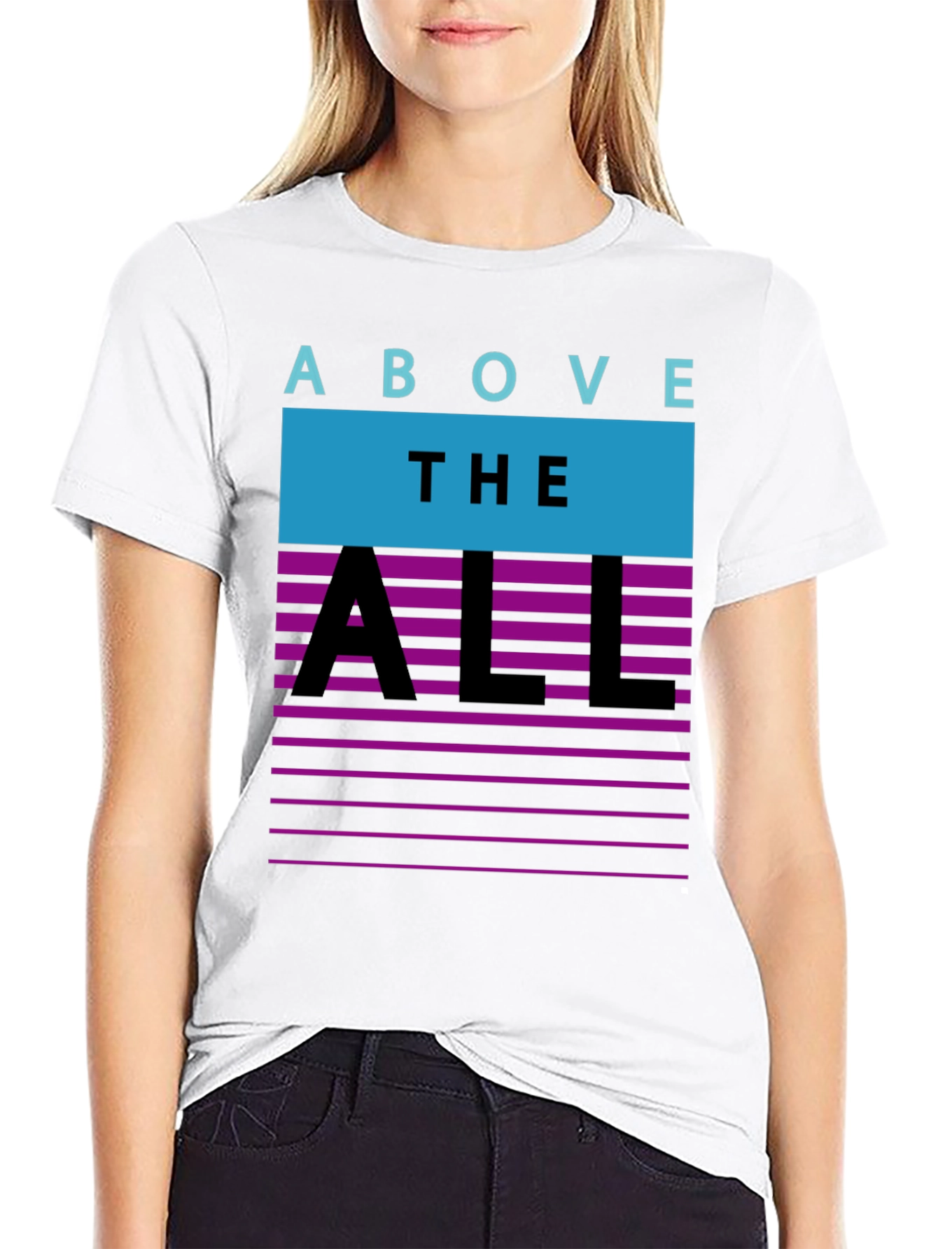 Above The All Retro T-Shirt - Black