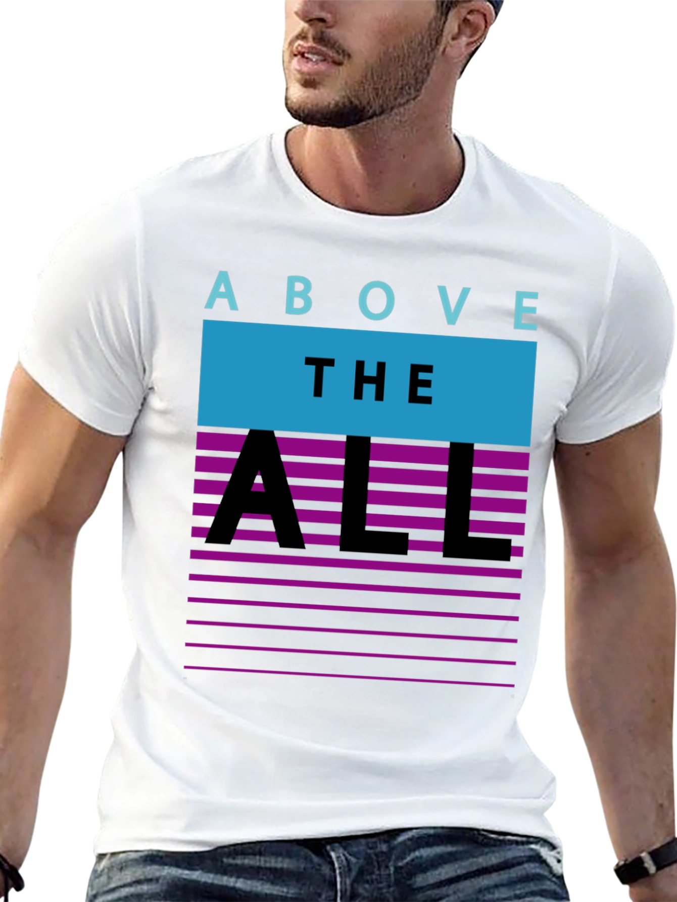 Above The All Retro T-Shirt - Black