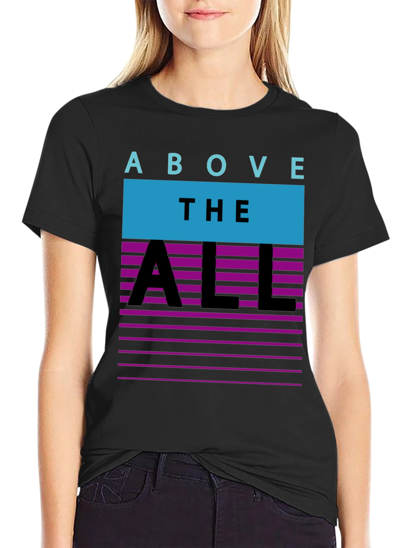 Above The All Retro T-Shirt - Black