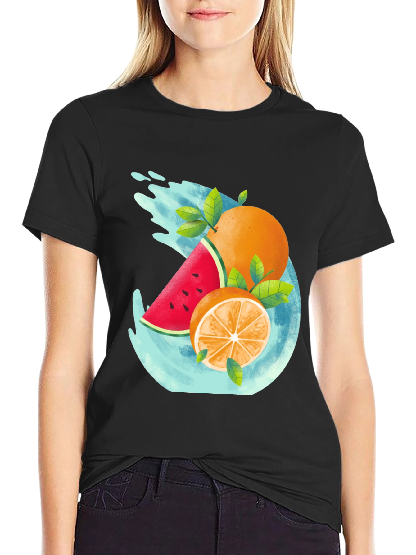 Fresh Fruit Graphic Tee - Summer Vibes