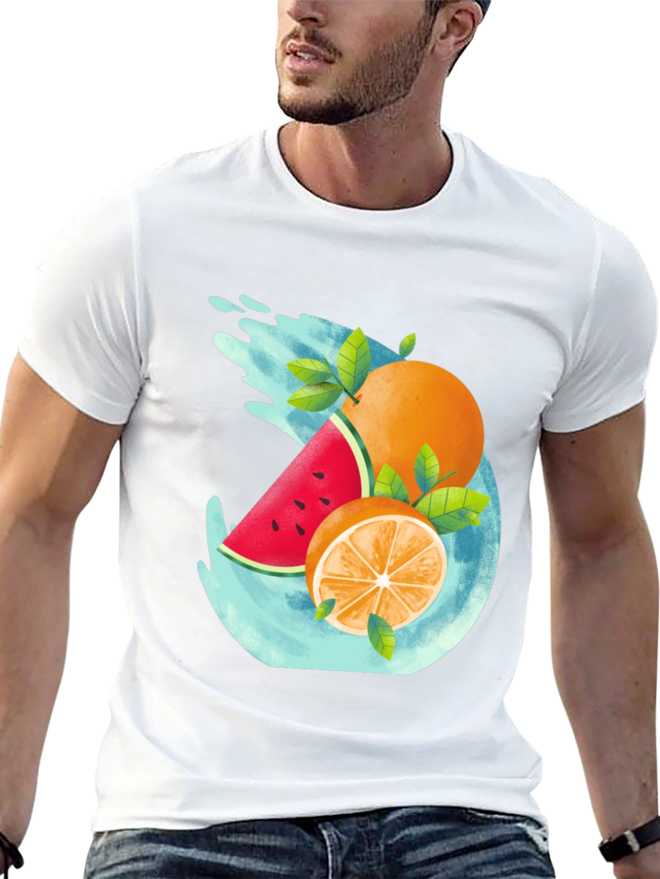 Fresh Fruit Graphic Tee - Summer Vibes