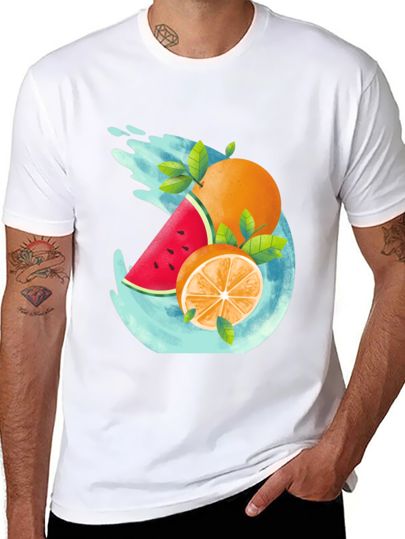 Fresh Fruit Graphic Tee - Summer Vibes