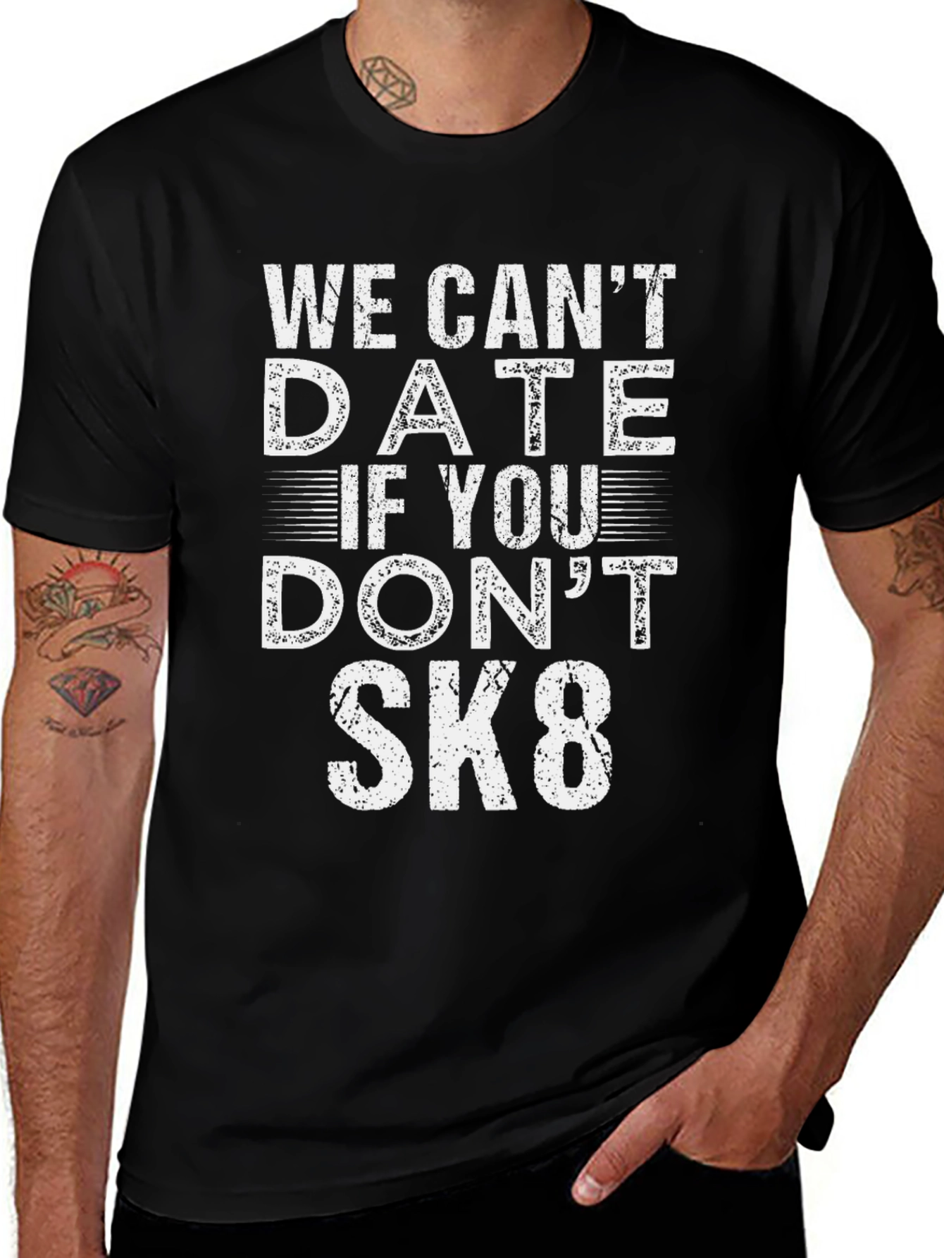 Sk8 T-Shirt - Funny Skateboarding Tee