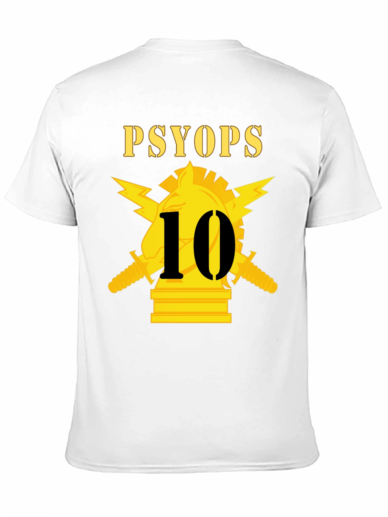 PSYOPs 10 Black T-Shirt Graphic Tee