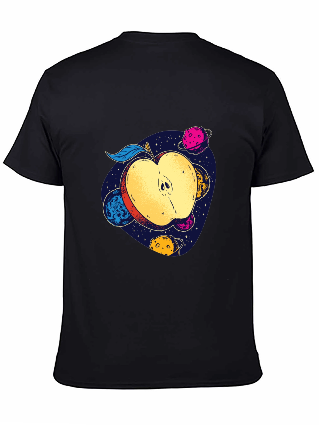 Cosmic Apple Graphic Tee - Modern Comfort Fit