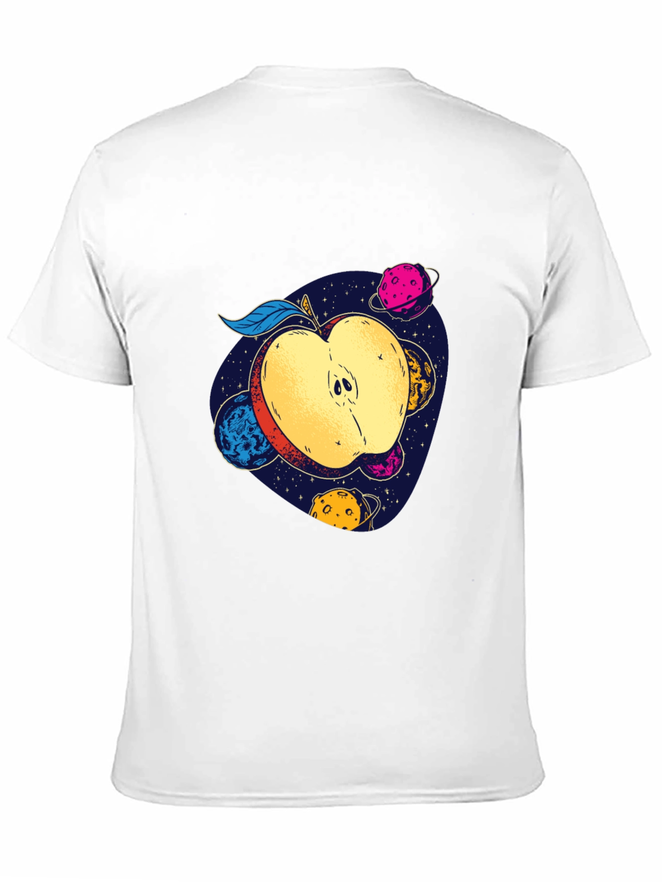 Cosmic Apple Graphic Tee - Modern Comfort Fit