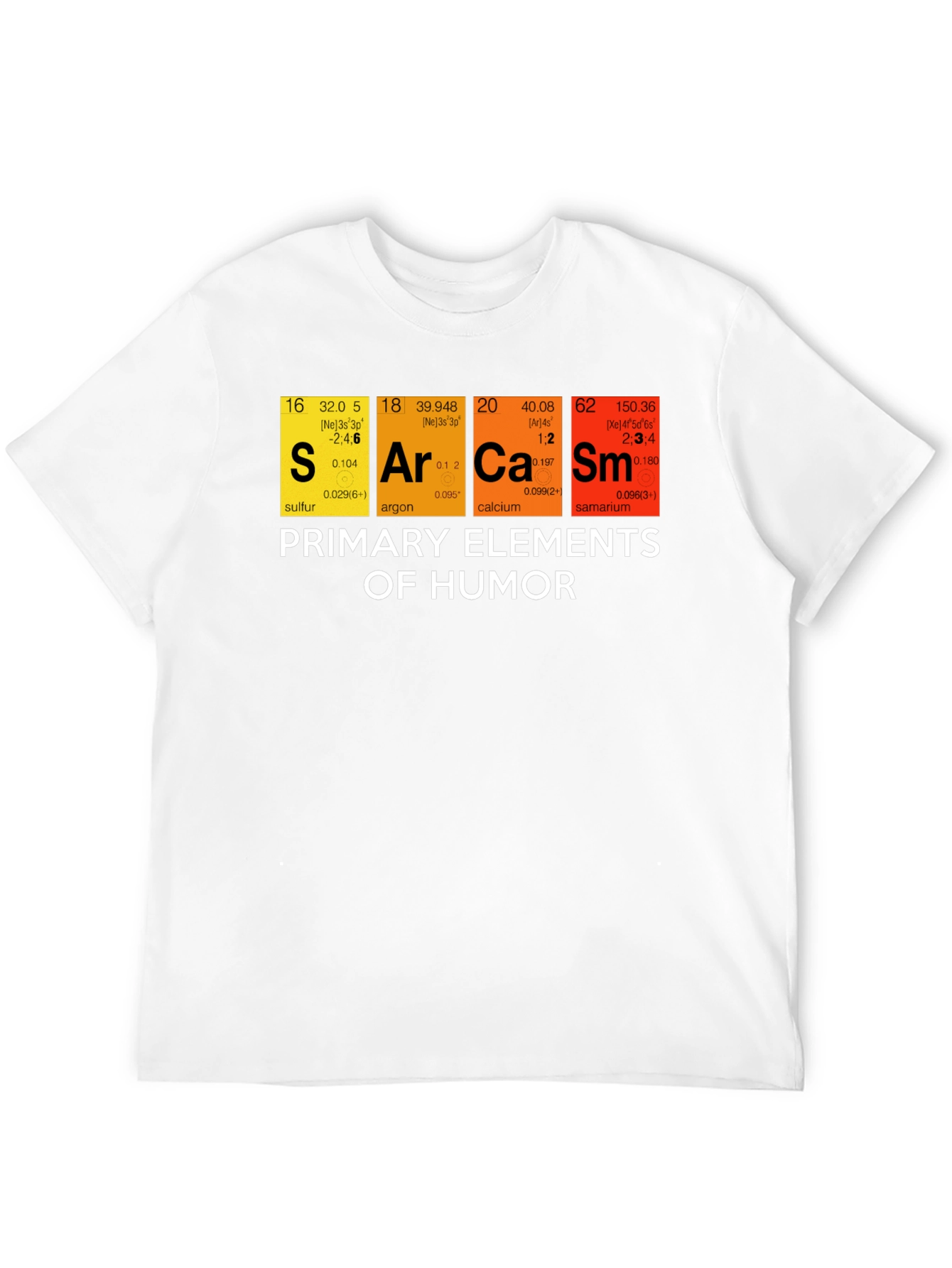 Sarcasm Humor Elements Graphic T-Shirt