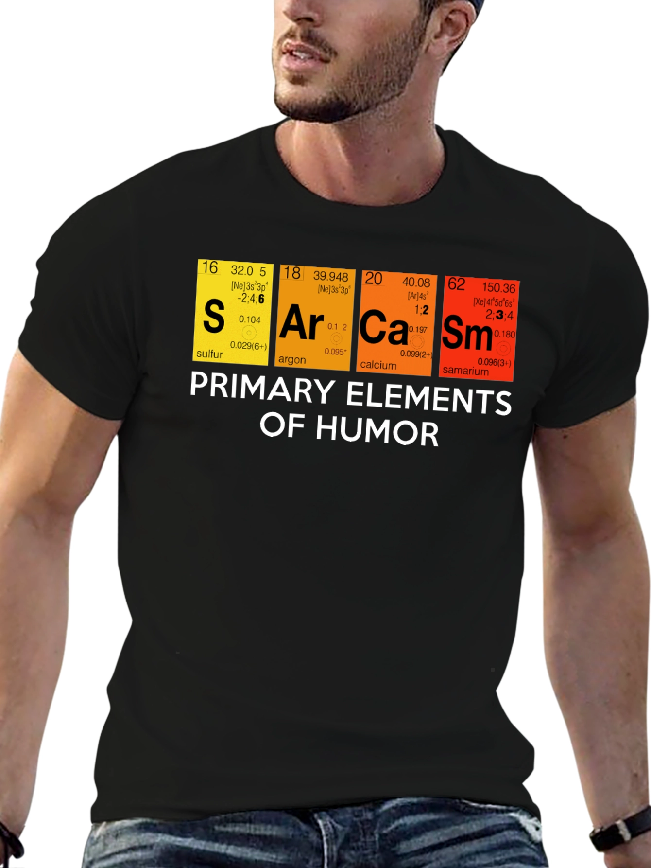 Sarcasm Humor Elements Graphic T-Shirt
