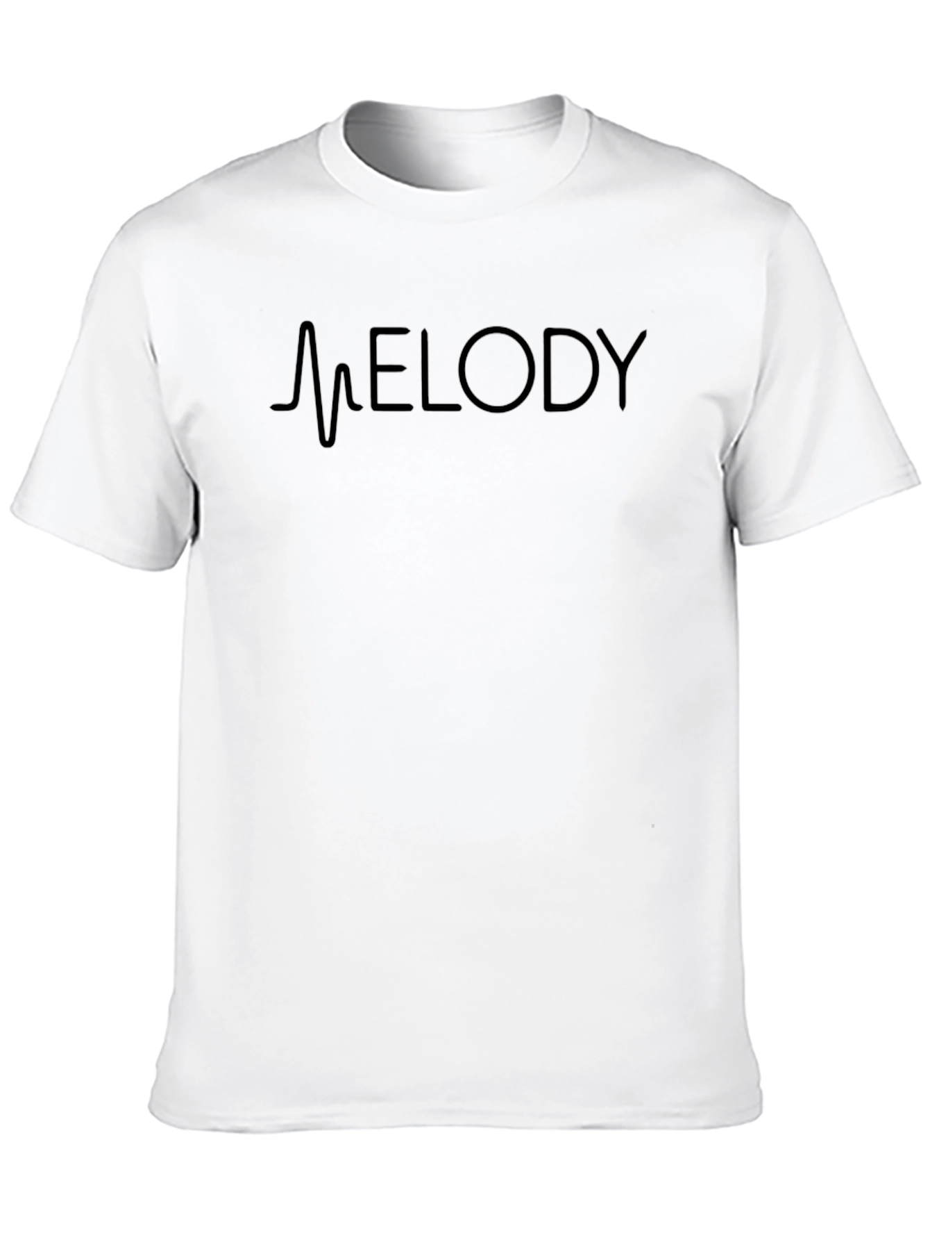 Mens Black Melody Graphic Tee