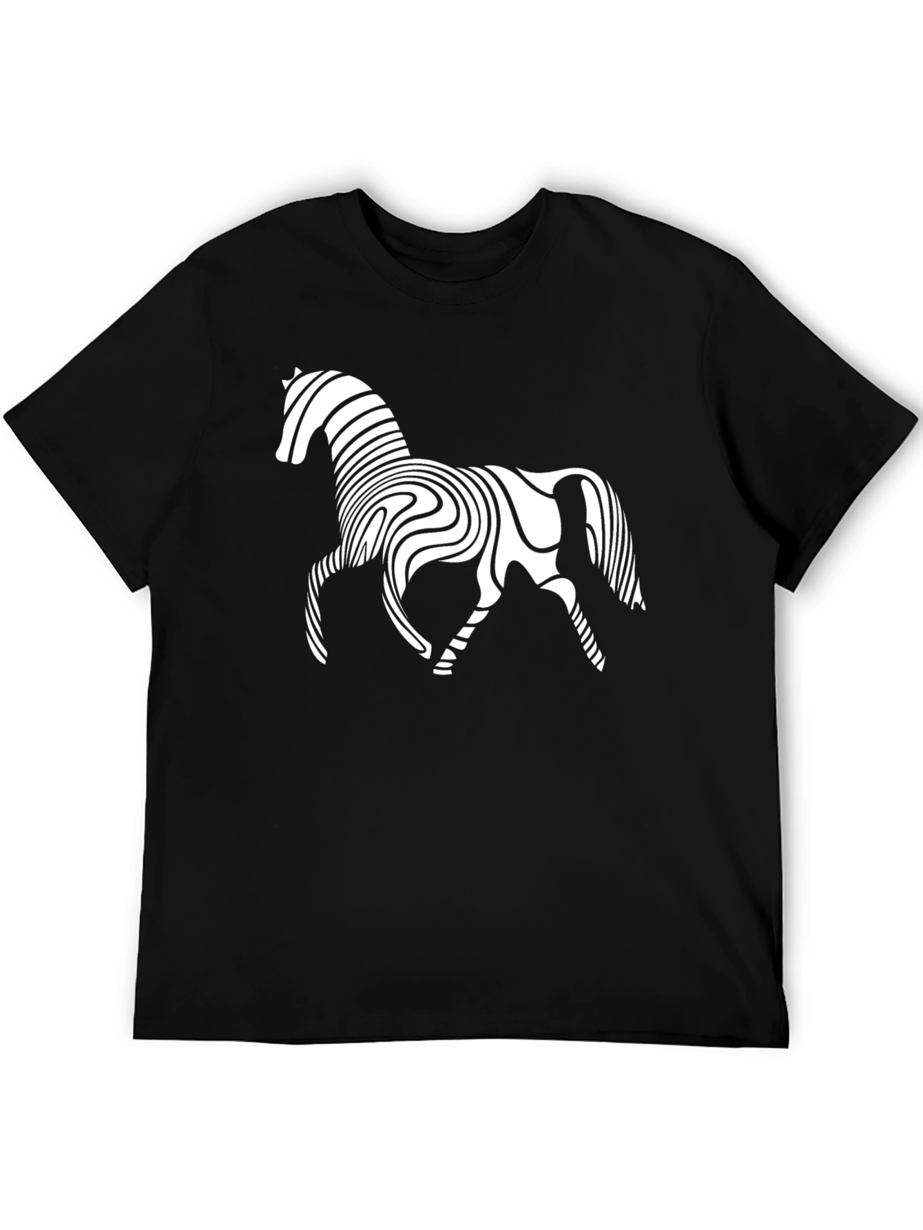Horse Optical Illusion Graphic Tee