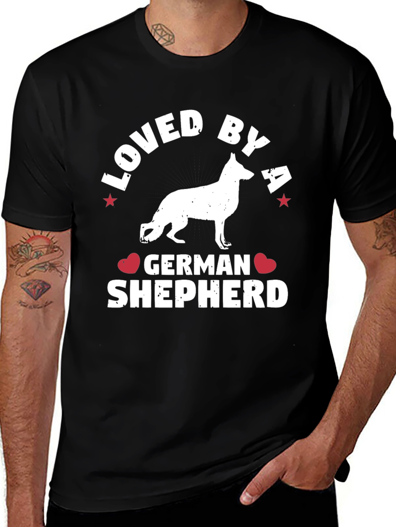 Loved By A German Shepherd T-Shirt