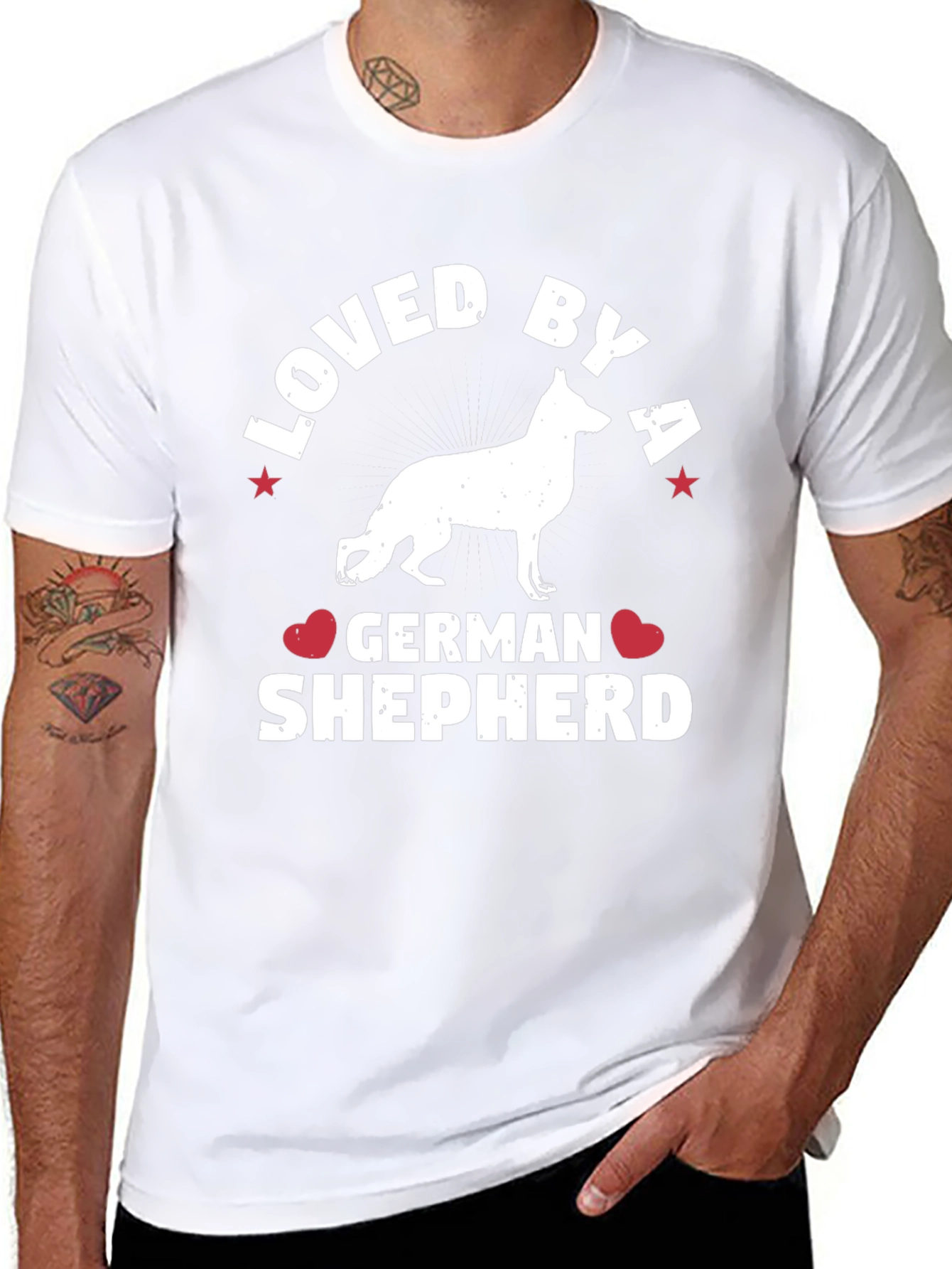 Loved By A German Shepherd T-Shirt