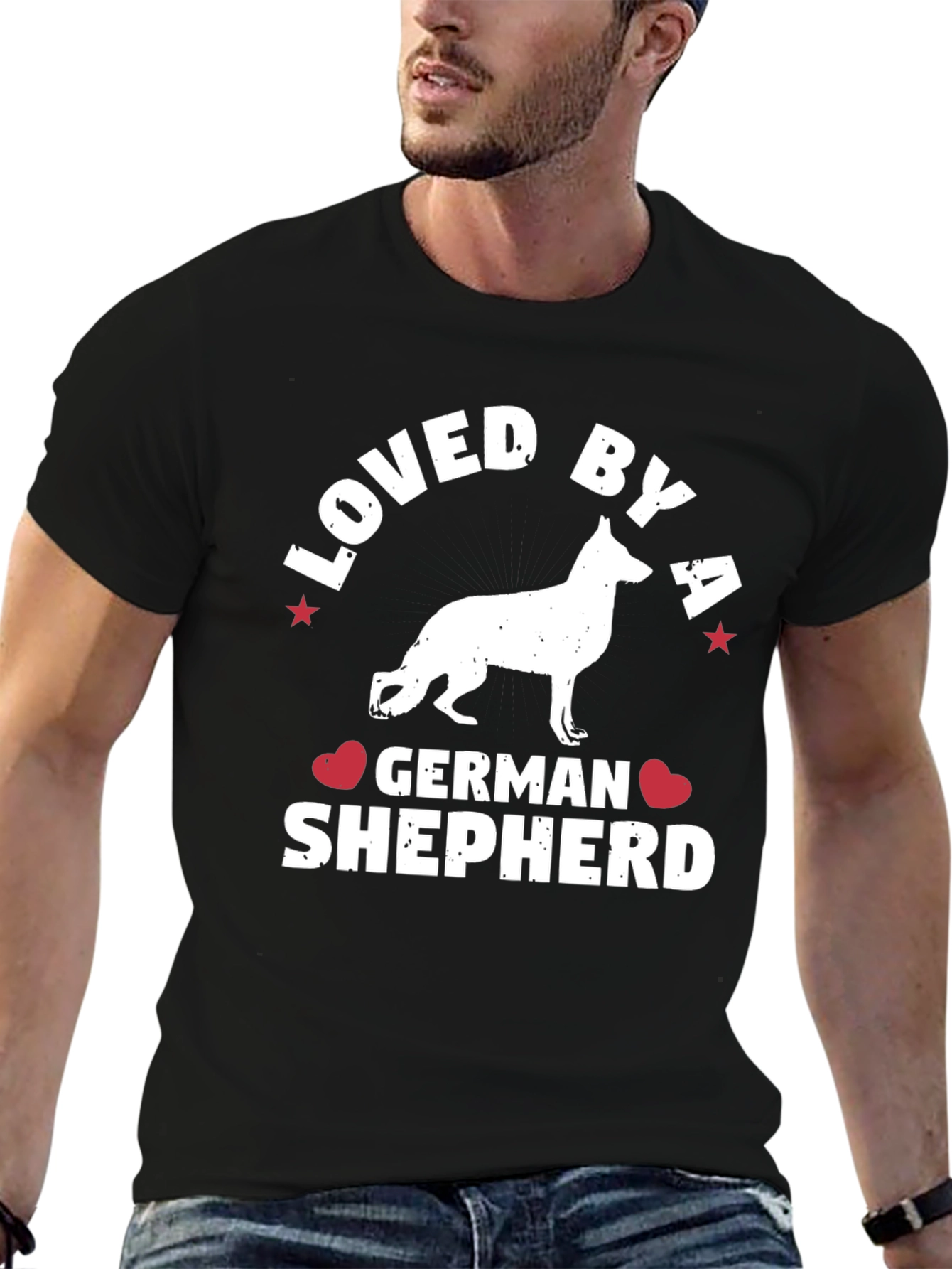 Loved By A German Shepherd T-Shirt