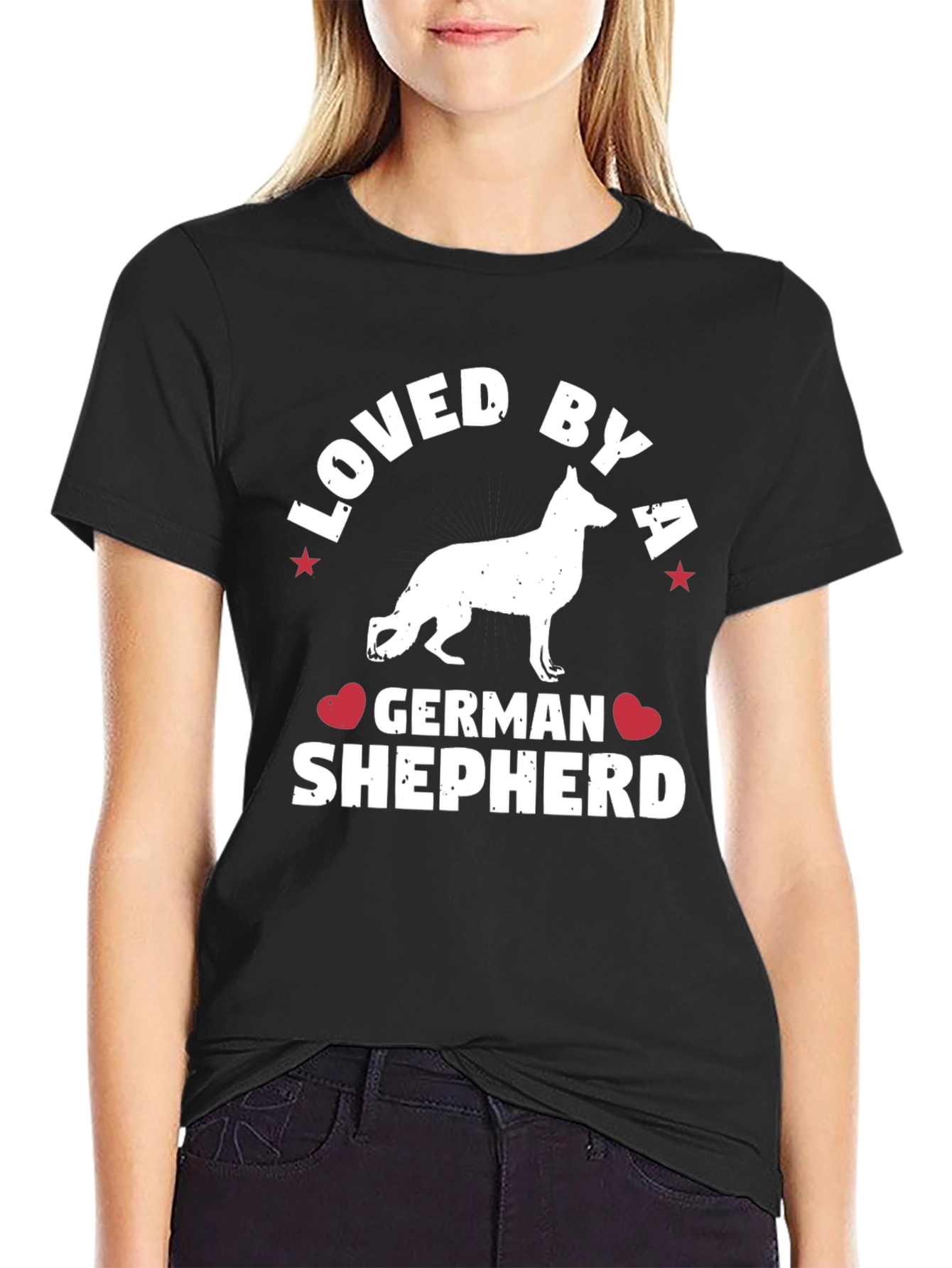 Loved By A German Shepherd T-Shirt