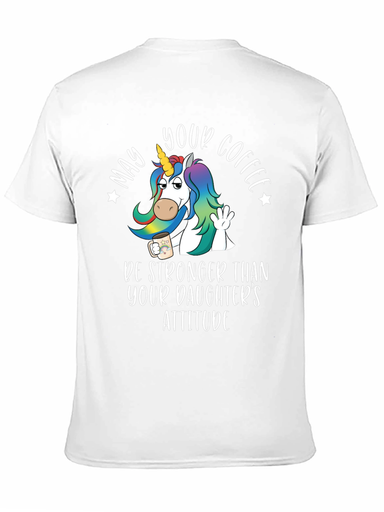 Unicorn Coffee T-Shirt - Daughters Attitude