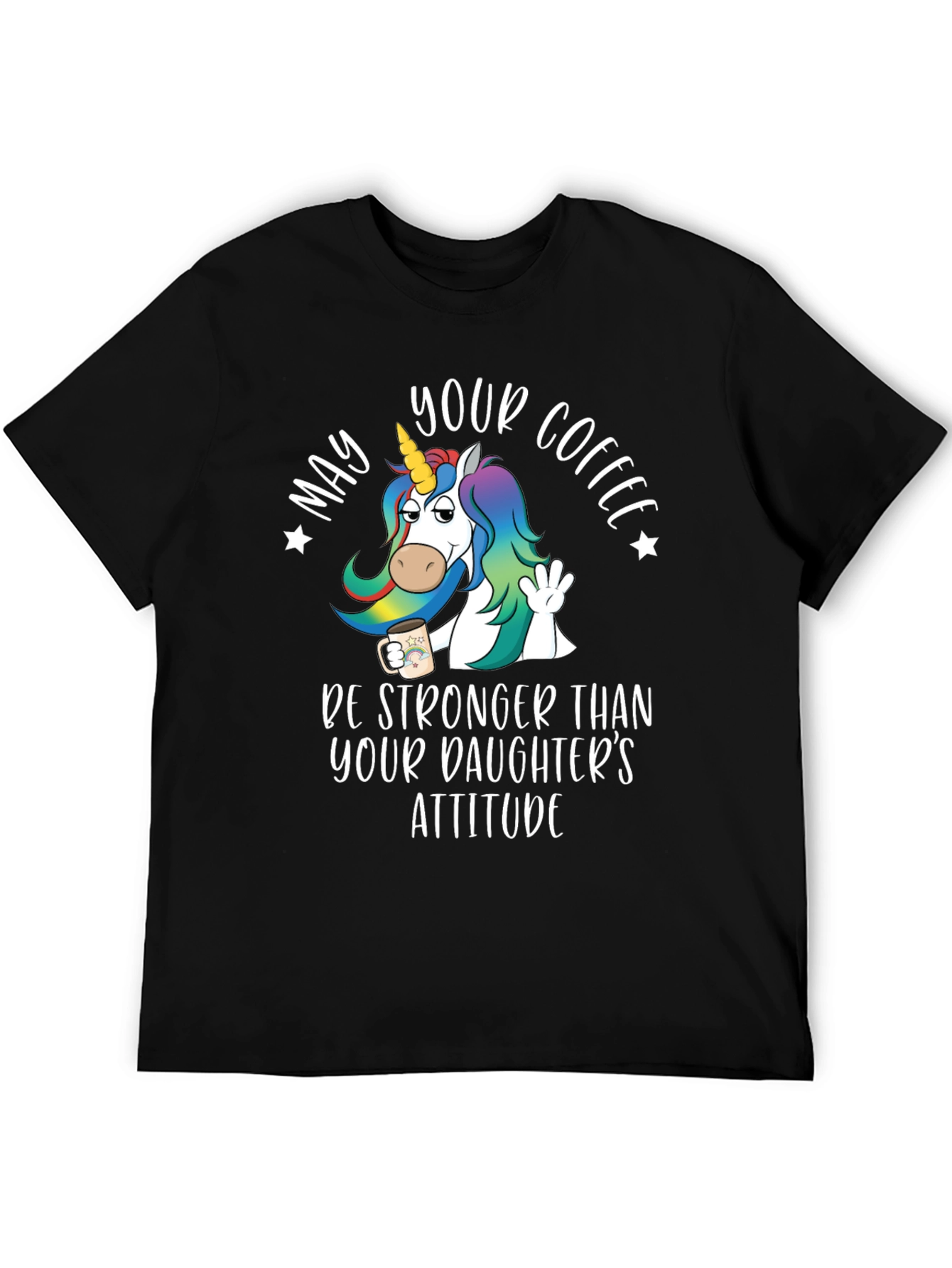 Unicorn Coffee T-Shirt - Daughters Attitude