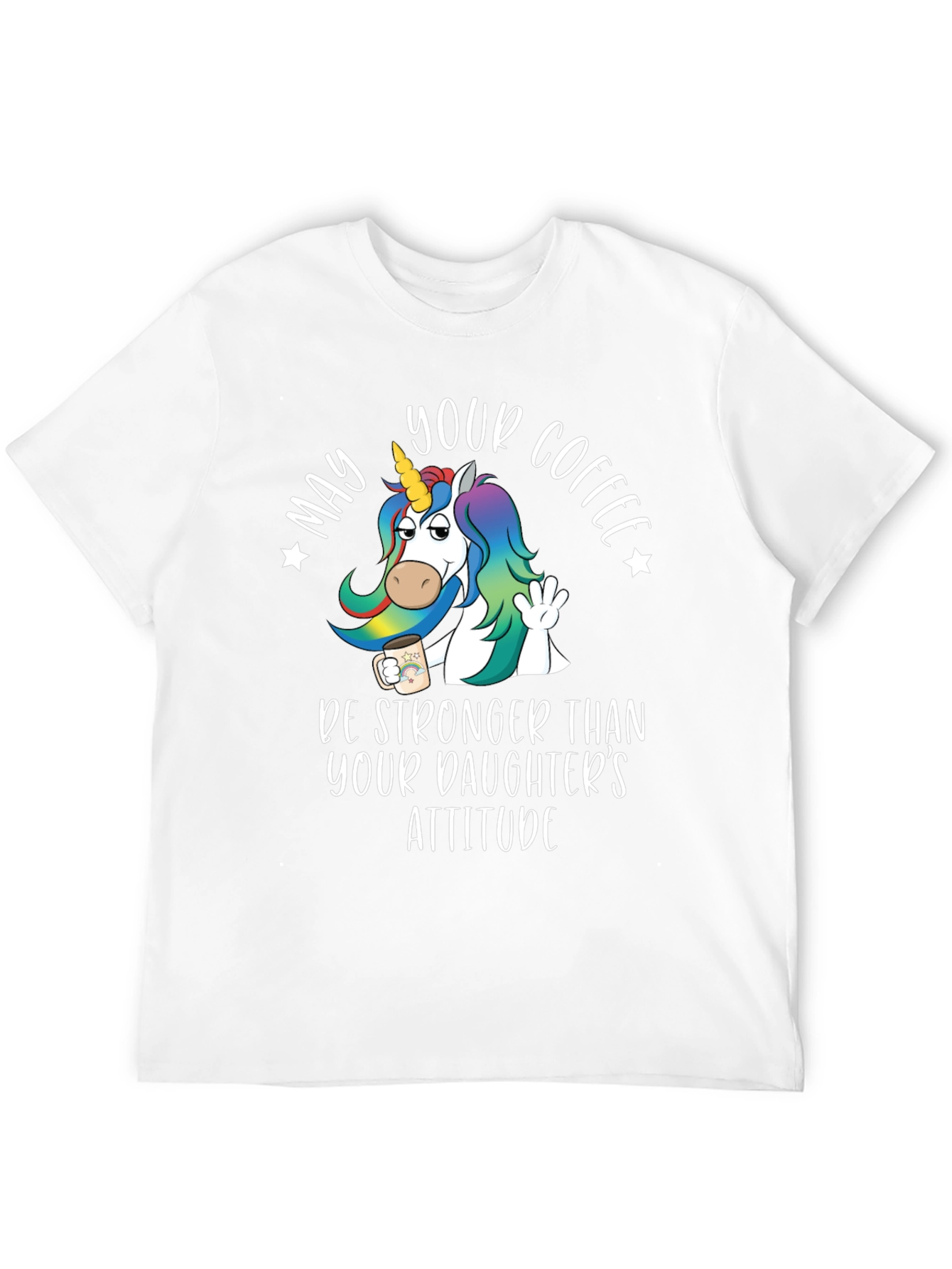 Unicorn Coffee T-Shirt - Daughters Attitude