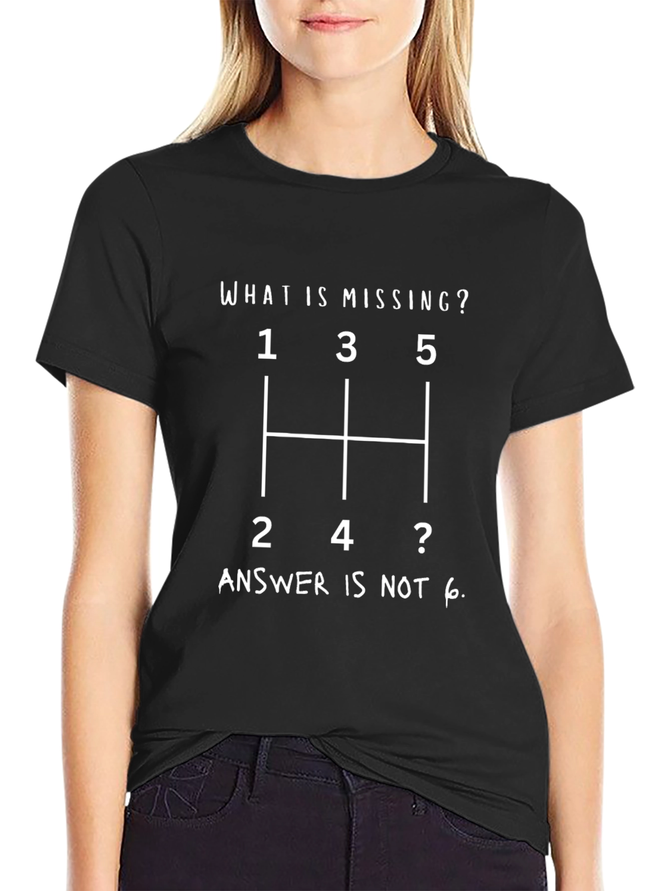 Gear Shift Pattern Riddle T-Shirt