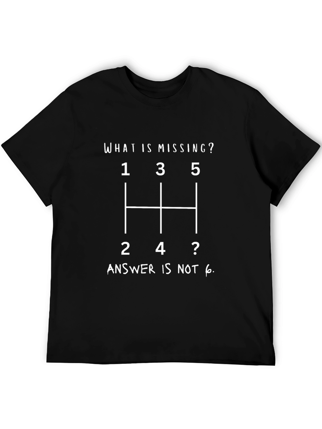 Gear Shift Pattern Riddle T-Shirt
