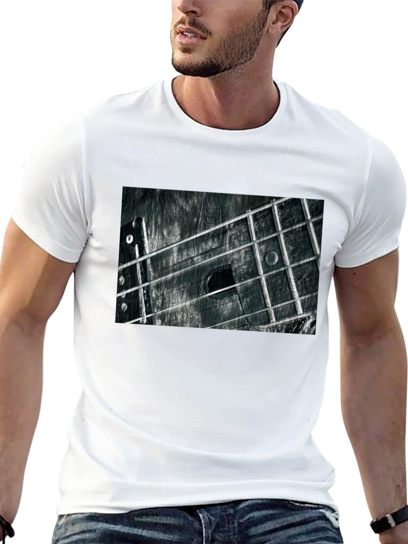 Guitar Neck T-Shirt - Music Lover Tee