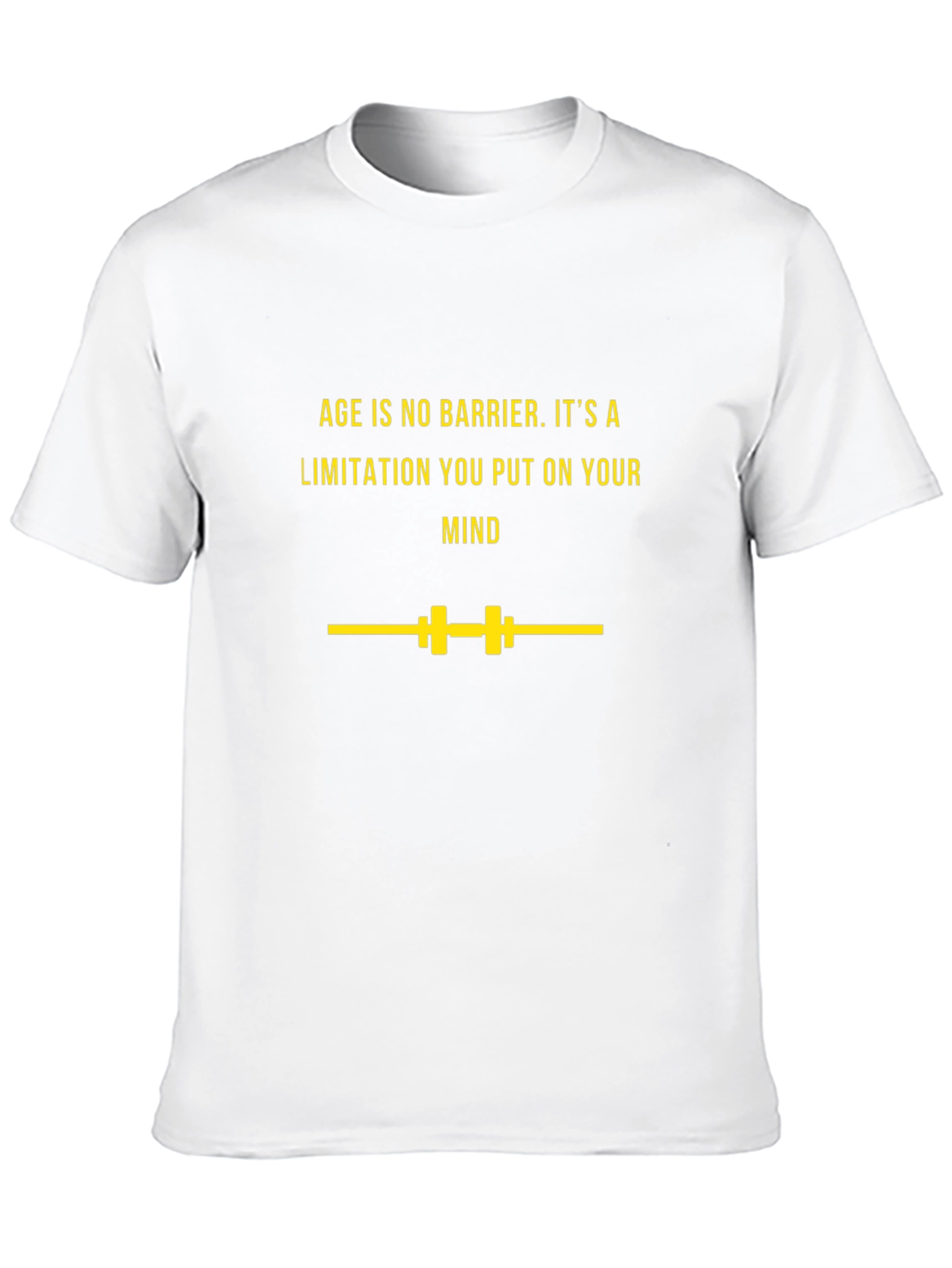 Motivational T-Shirt: Age is No Barrier