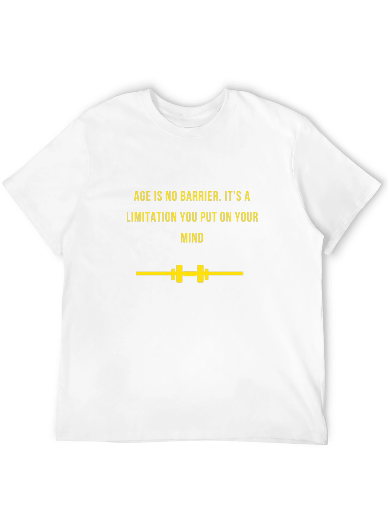 Motivational T-Shirt: Age is No Barrier
