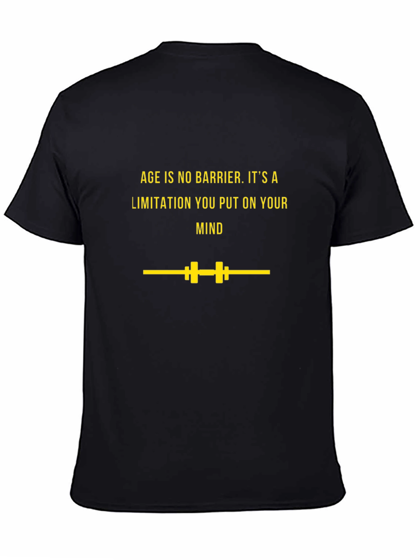 Motivational T-Shirt: Age is No Barrier