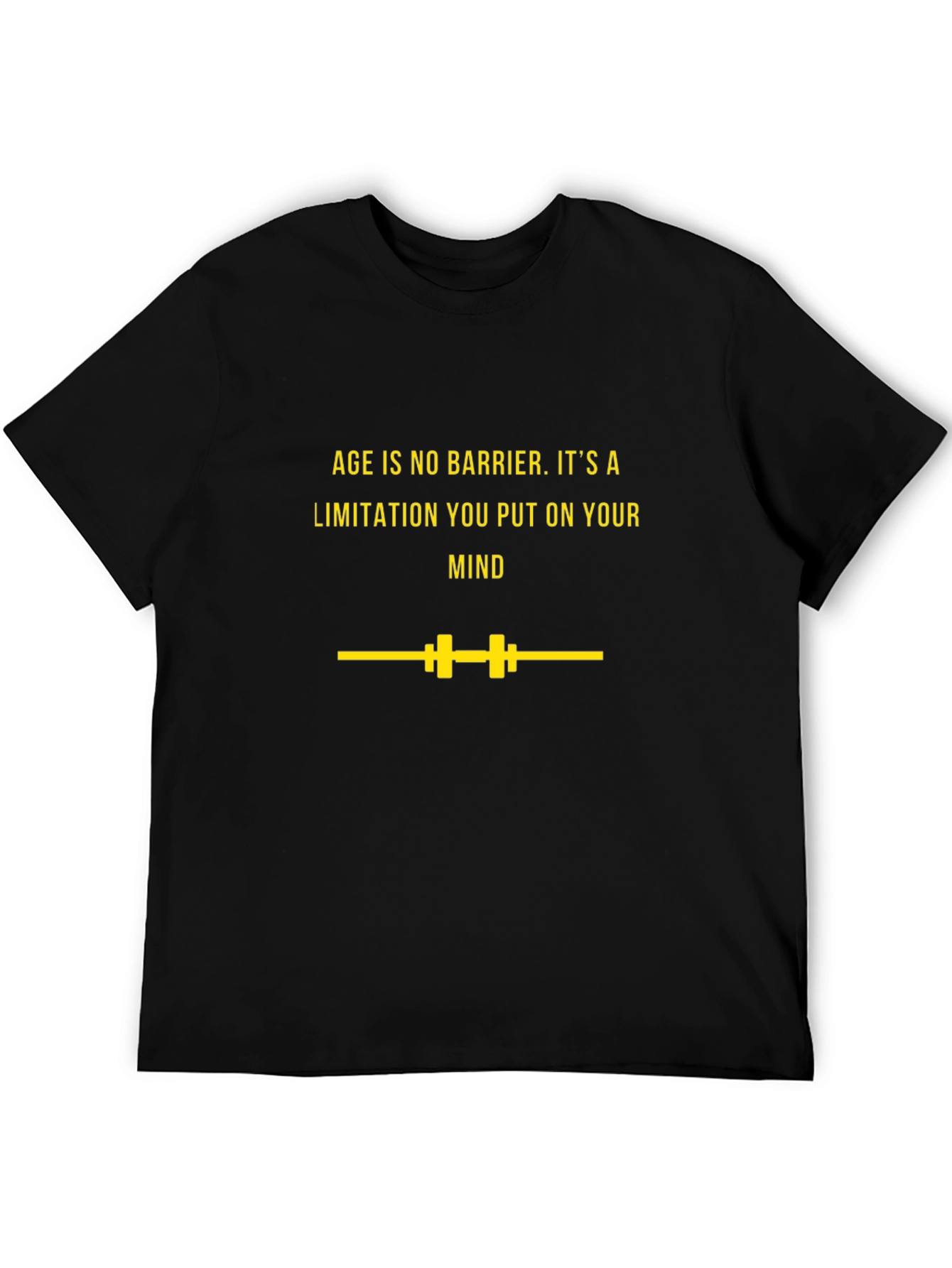 Motivational T-Shirt: Age is No Barrier