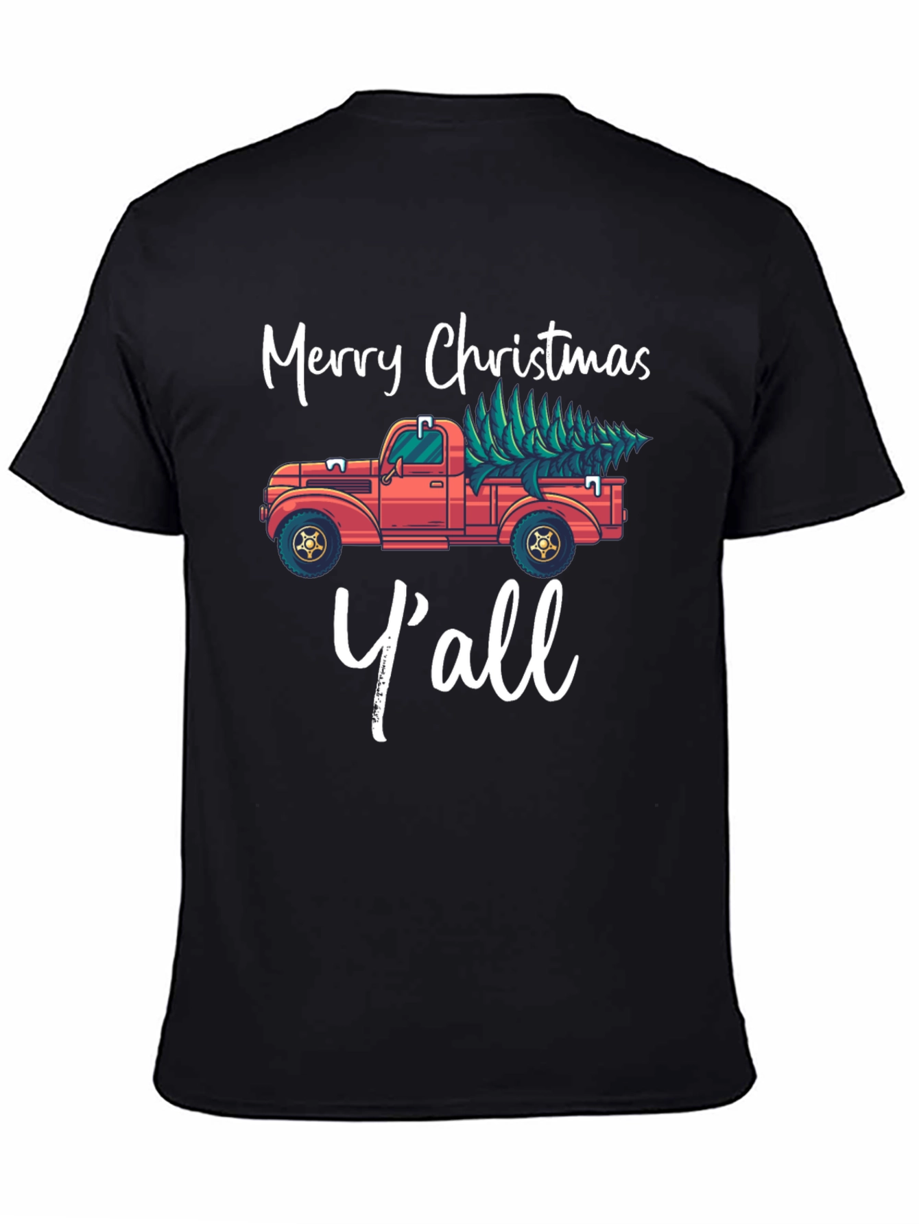 Merry Christmas Yall Graphic Tee