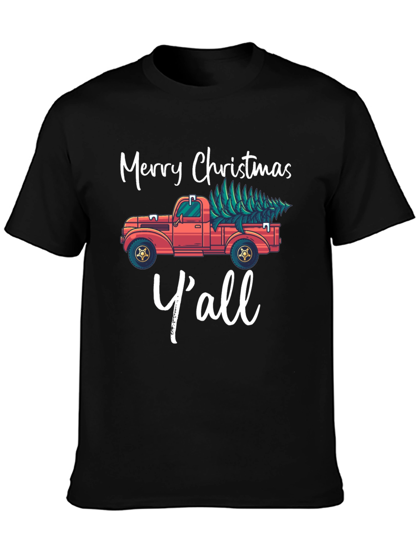 Merry Christmas Yall Graphic Tee