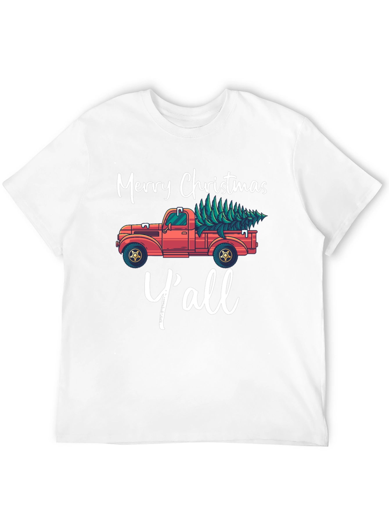 Merry Christmas Yall Graphic Tee