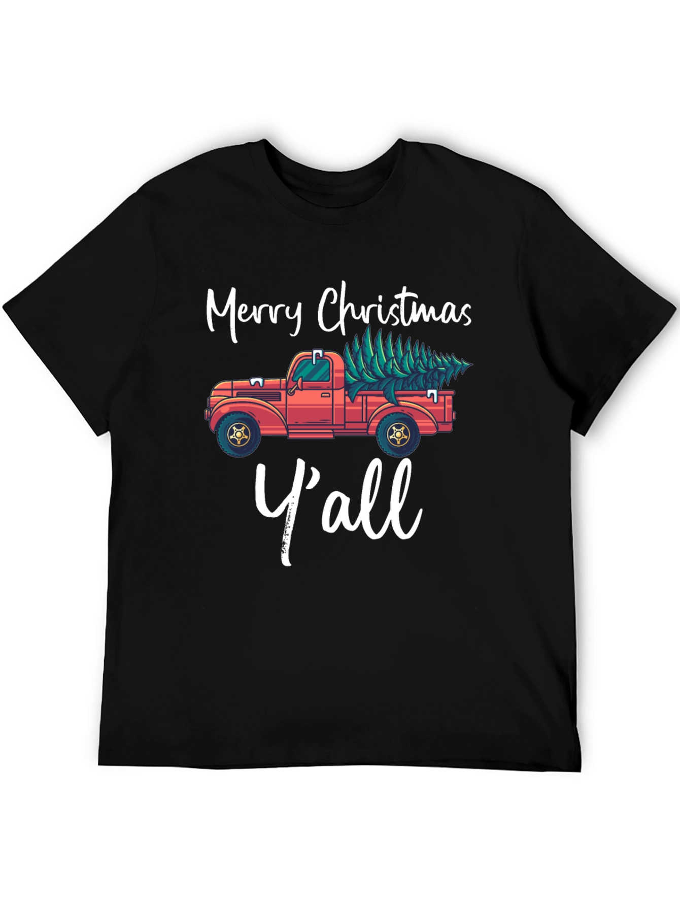 Merry Christmas Yall Graphic Tee