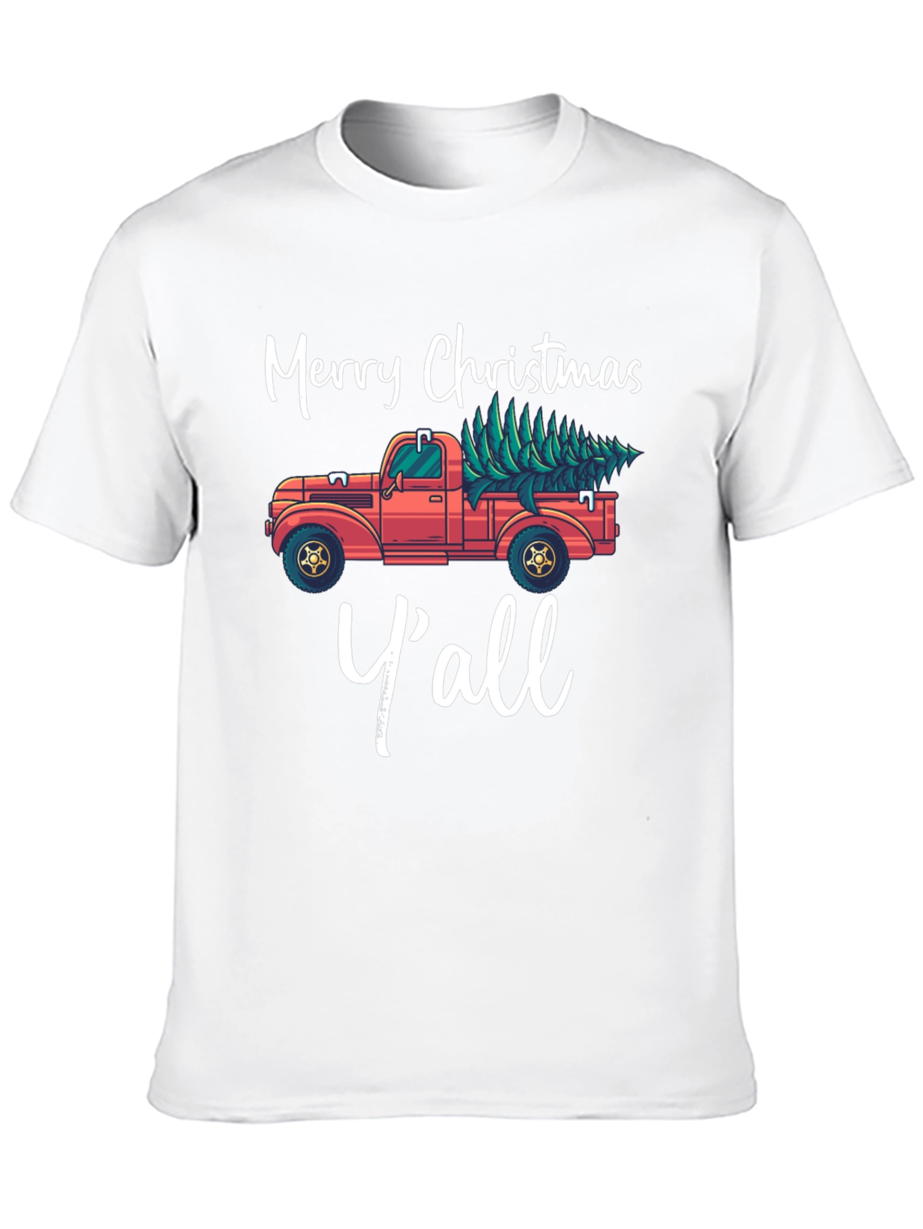 Merry Christmas Yall Graphic Tee