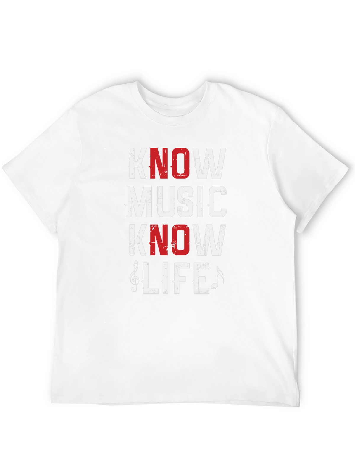 Know Music Know Life Graphic Tee - Soft Cotton