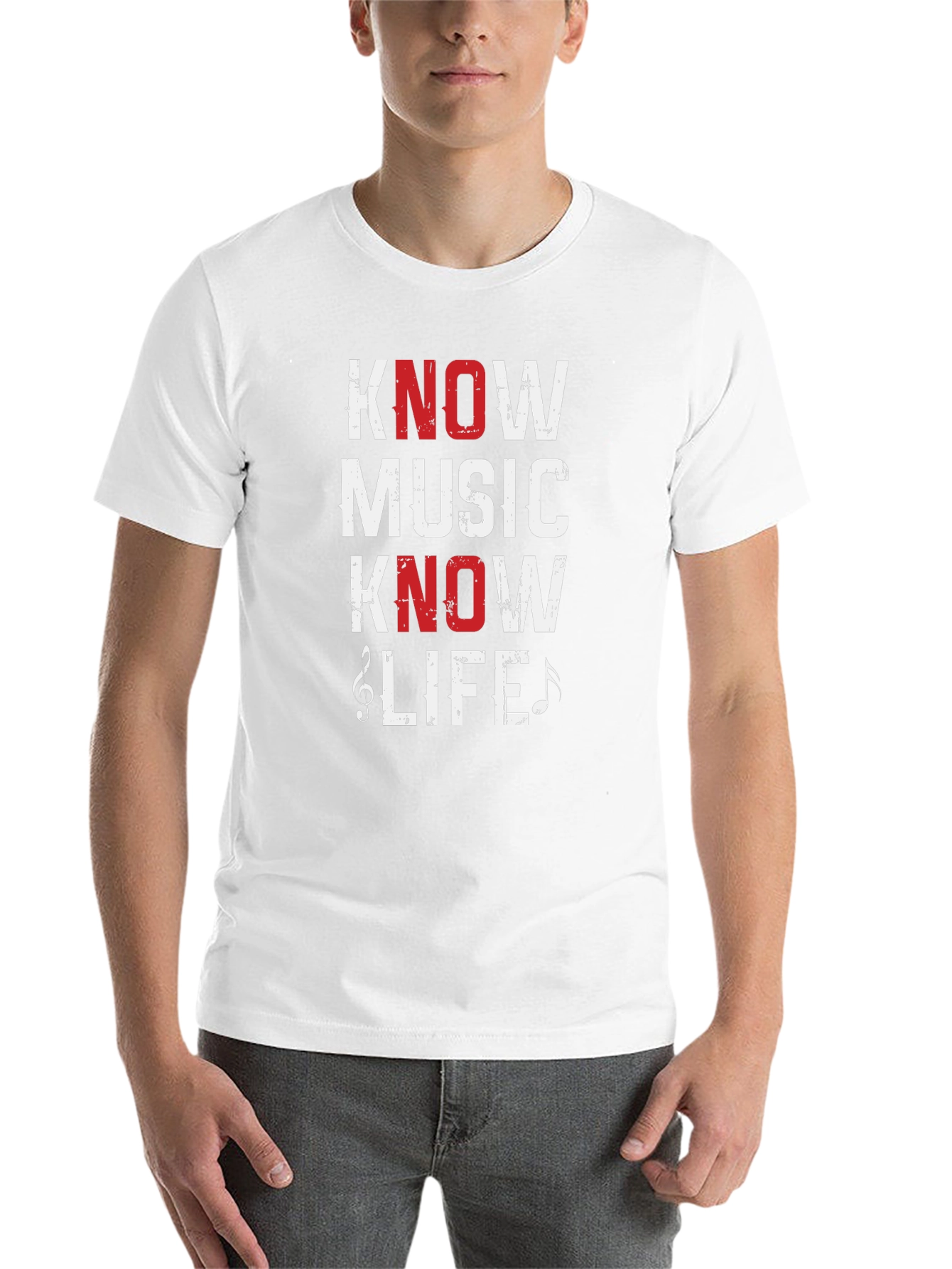 Know Music Know Life Graphic Tee - Soft Cotton