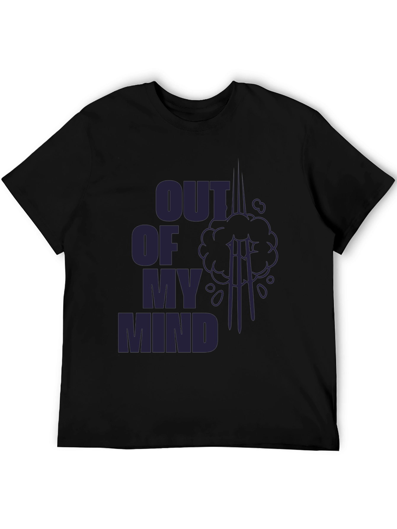 Out of My Mind Graphic T-Shirt - Black