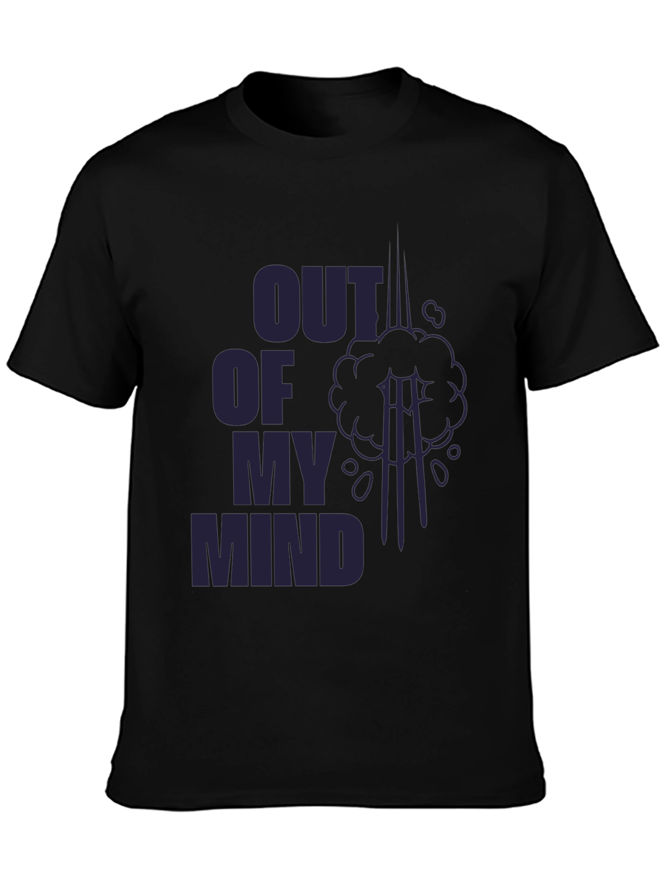 Out of My Mind Graphic T-Shirt - Black