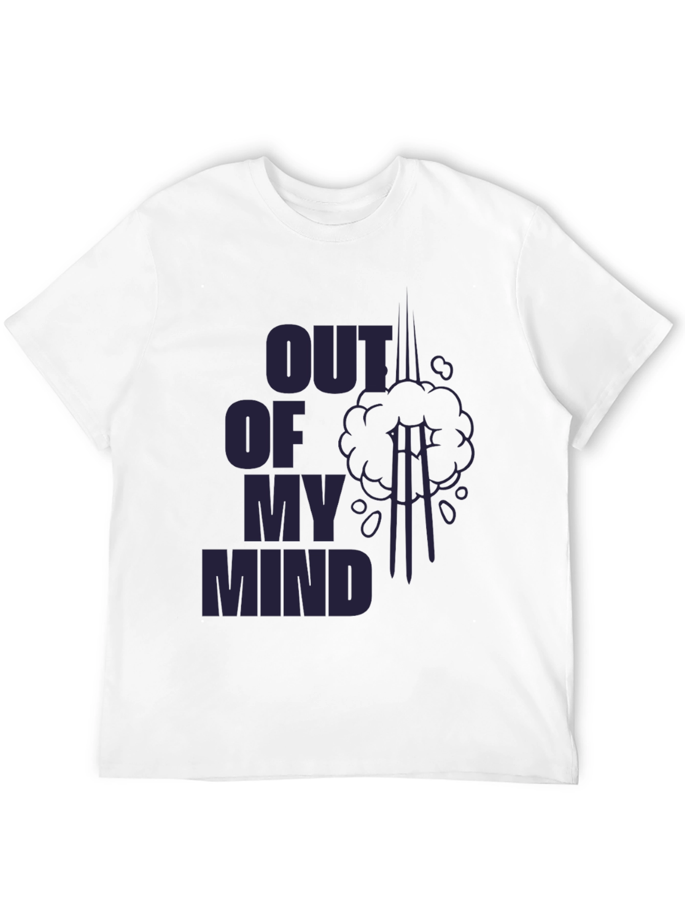 Out of My Mind Graphic T-Shirt - Black