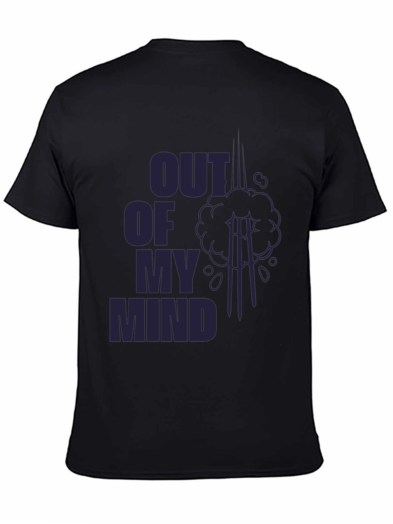 Out of My Mind Graphic T-Shirt - Black