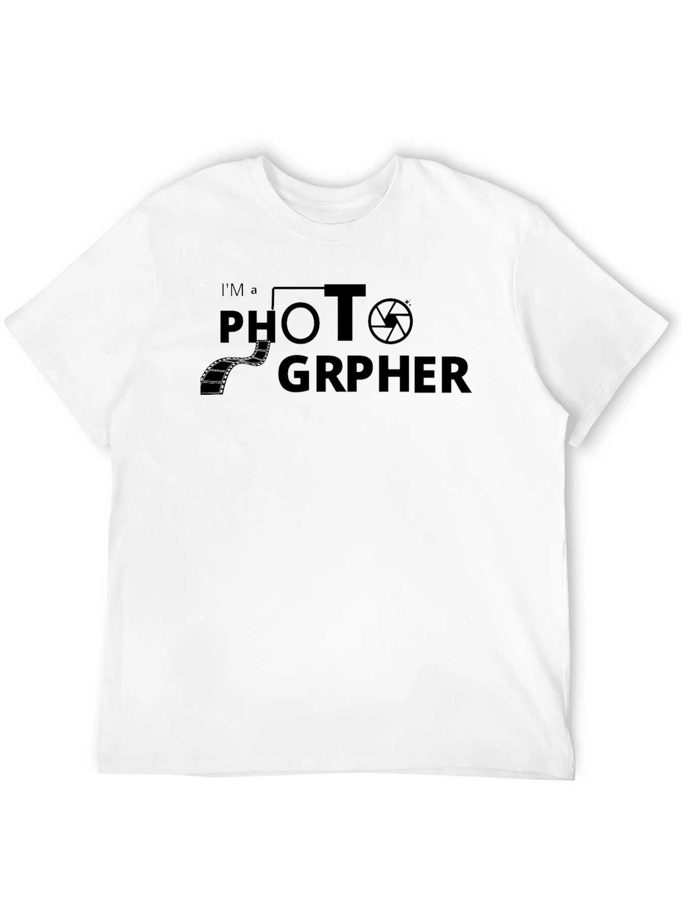 Im A Photographer Black Graphic T-Shirt