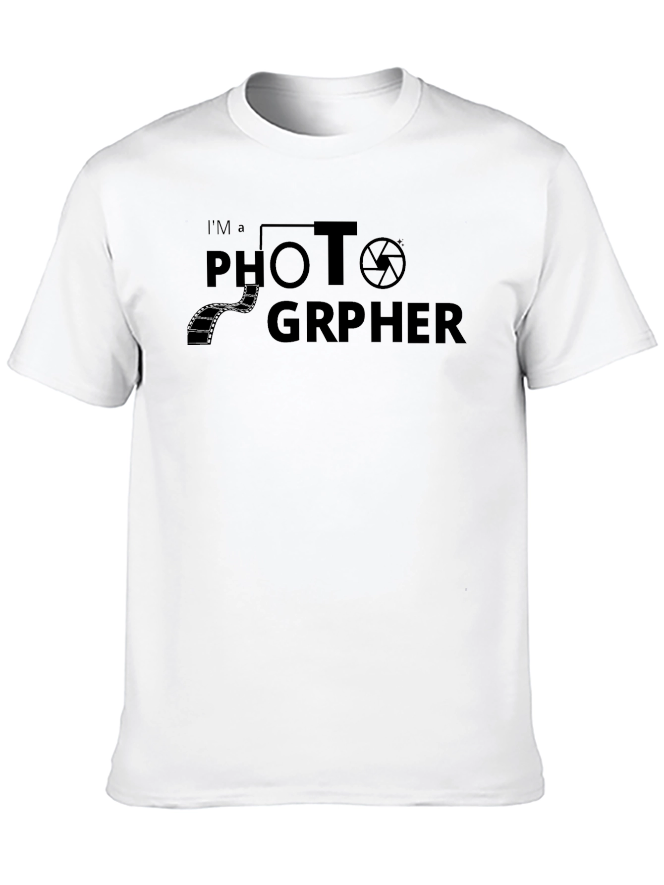 Im A Photographer Black Graphic T-Shirt