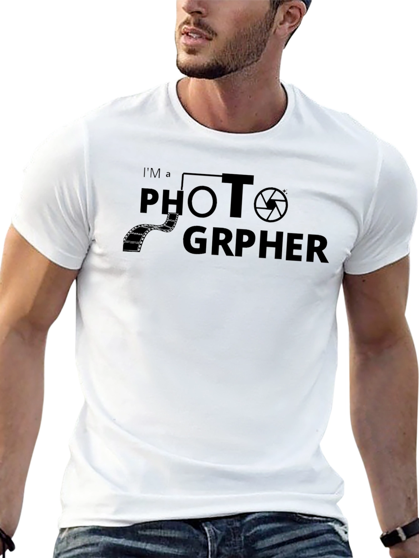 Im A Photographer Black Graphic T-Shirt