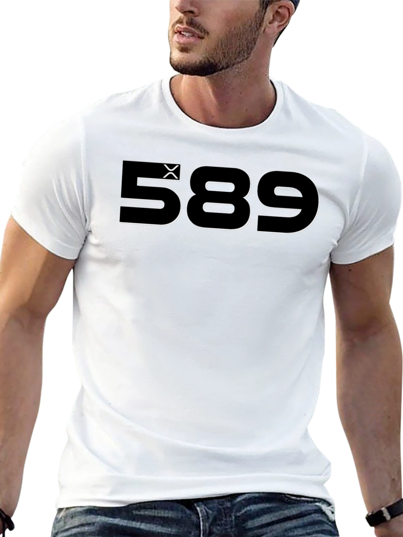 Black 589 Graphic Tee