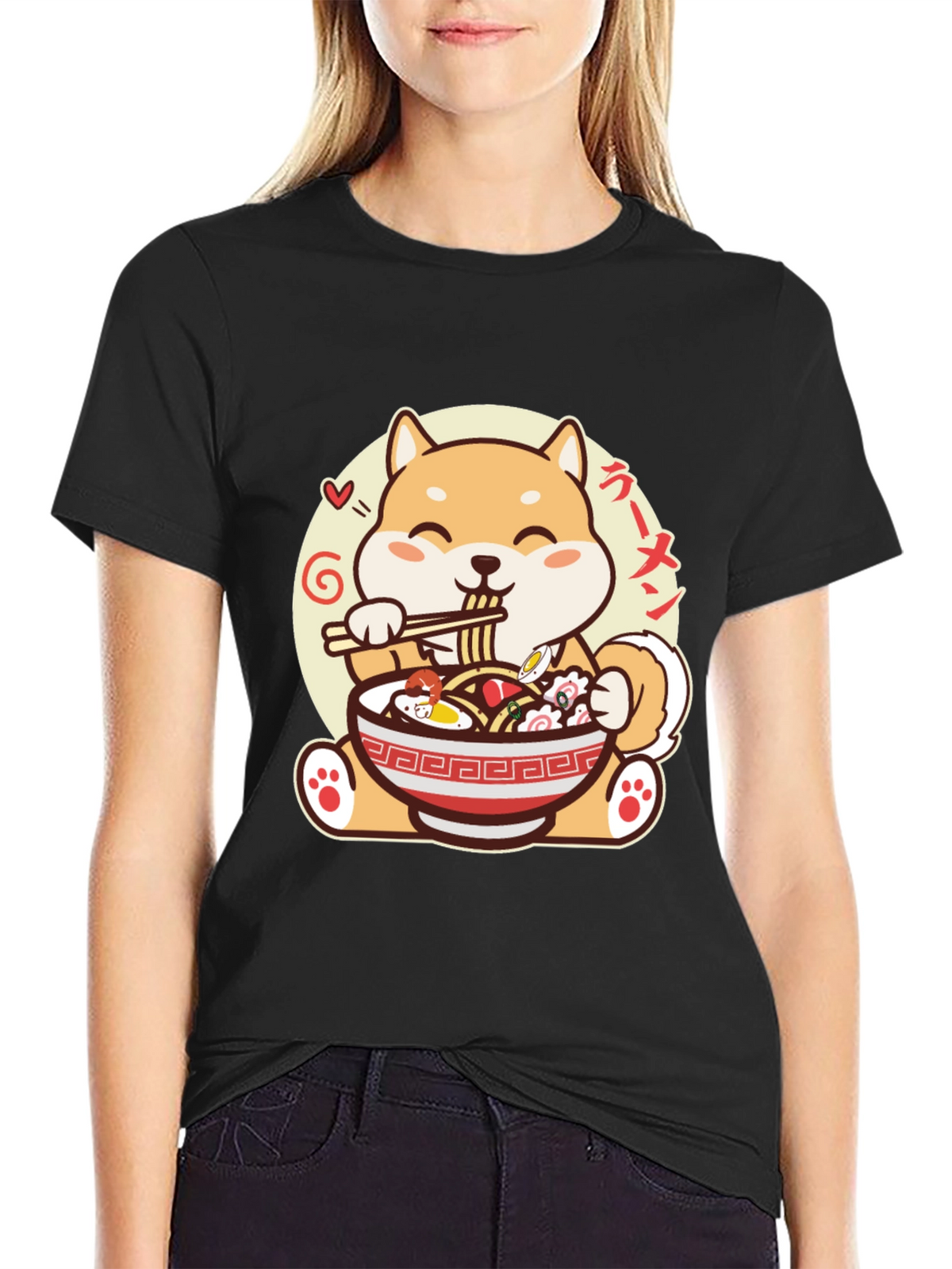 Shiba Inu Ramen T-Shirt - Cute Anime Dog Tee