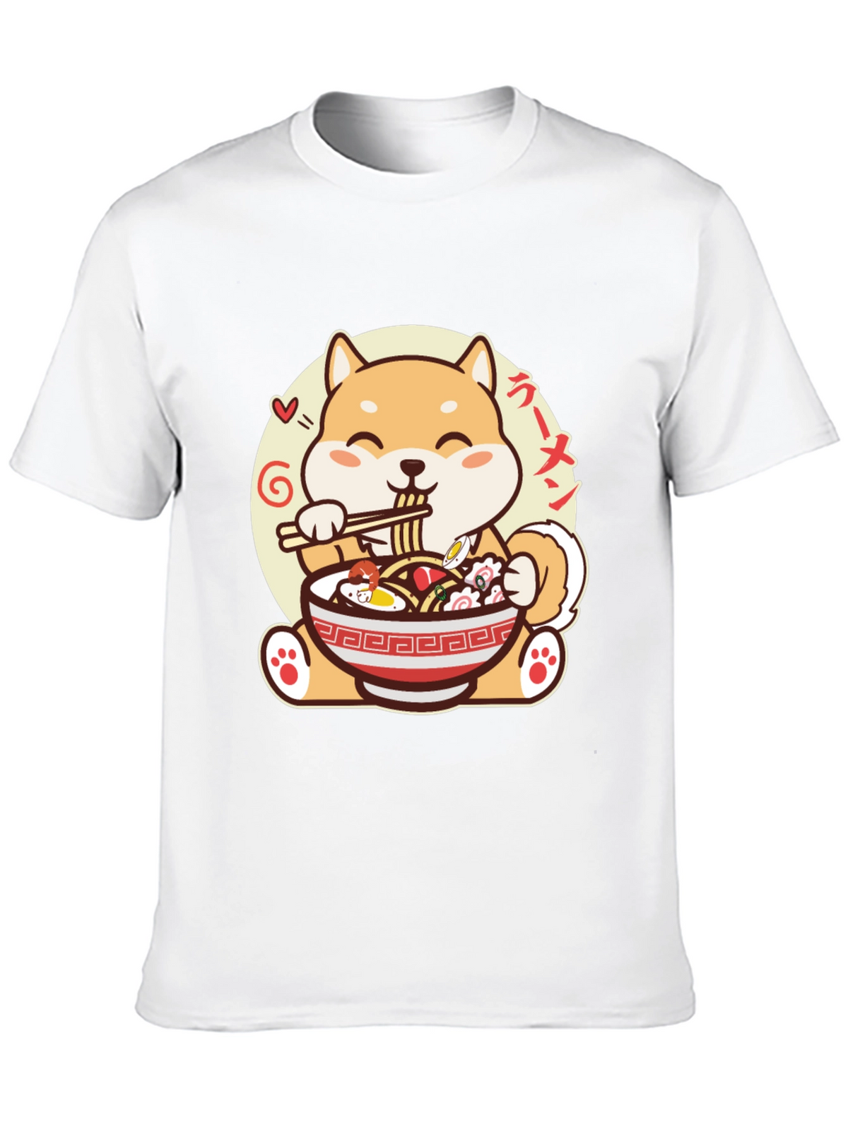 Shiba Inu Ramen T-Shirt - Cute Anime Dog Tee