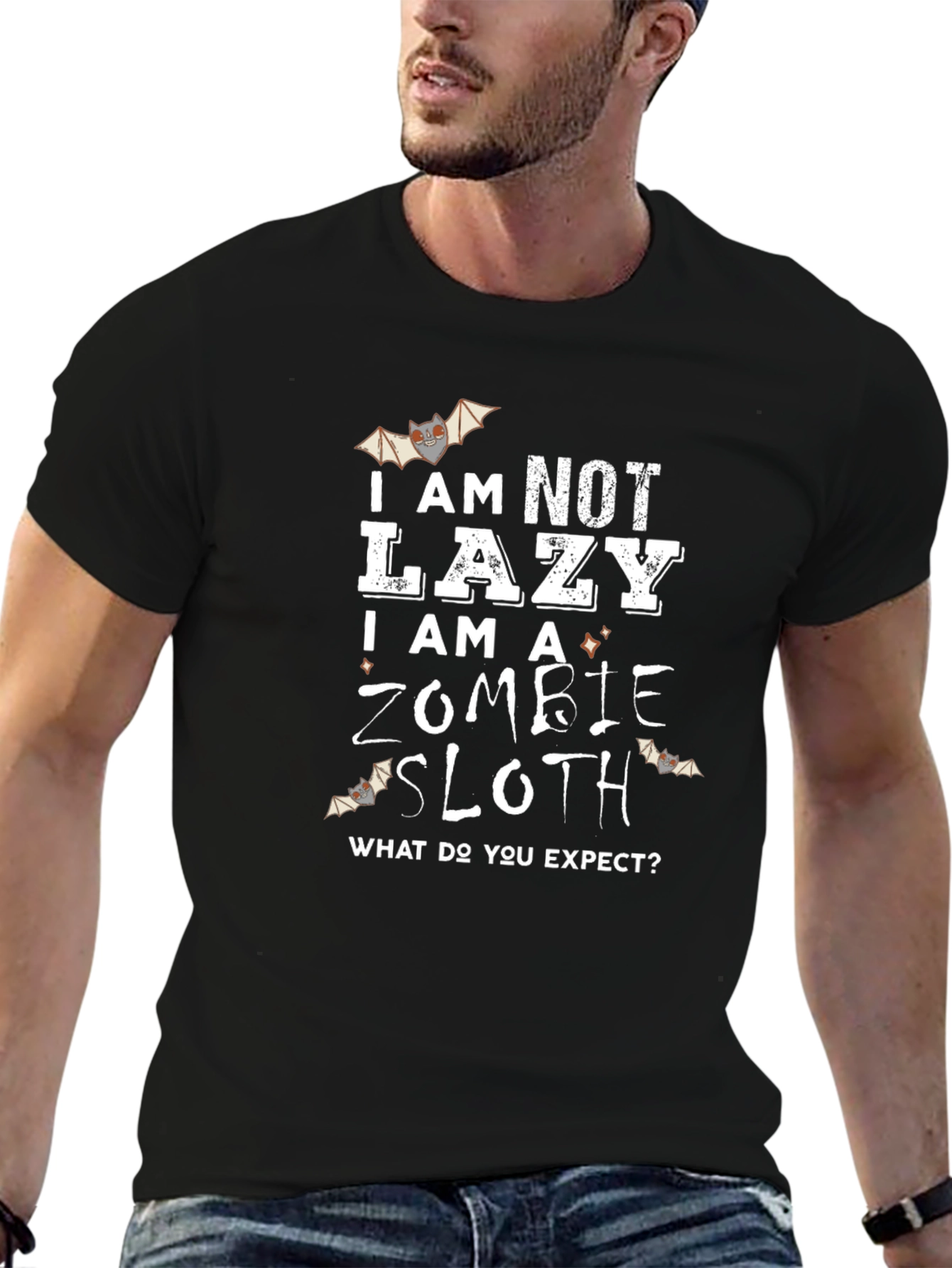 Zombie Sloth T-Shirt - Halloween Humor Tee