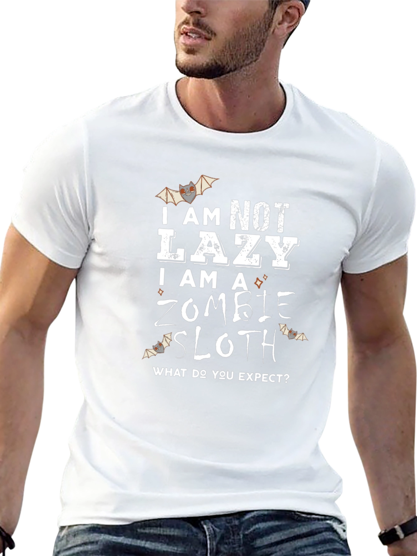 Zombie Sloth T-Shirt - Halloween Humor Tee