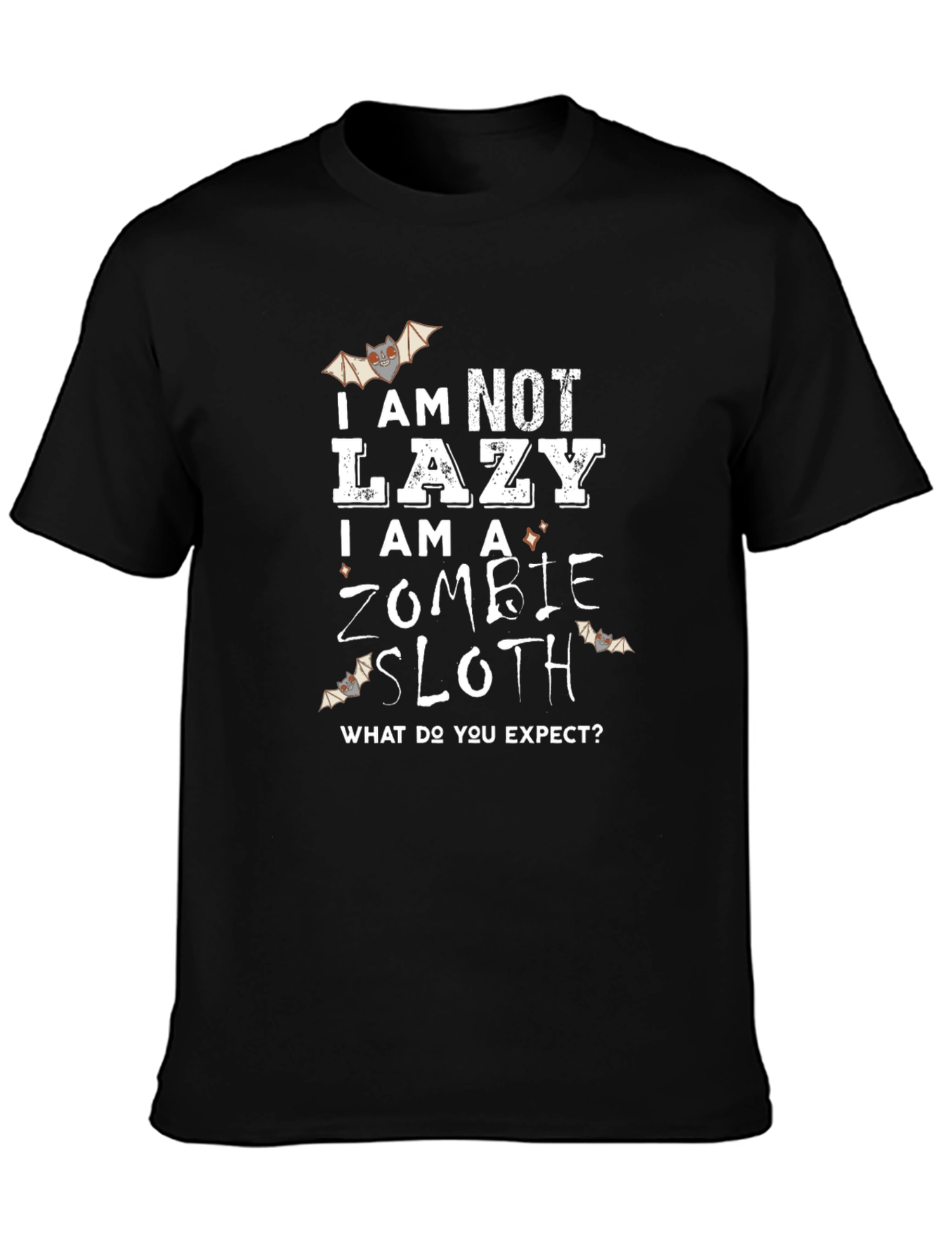 Zombie Sloth T-Shirt - Halloween Humor Tee
